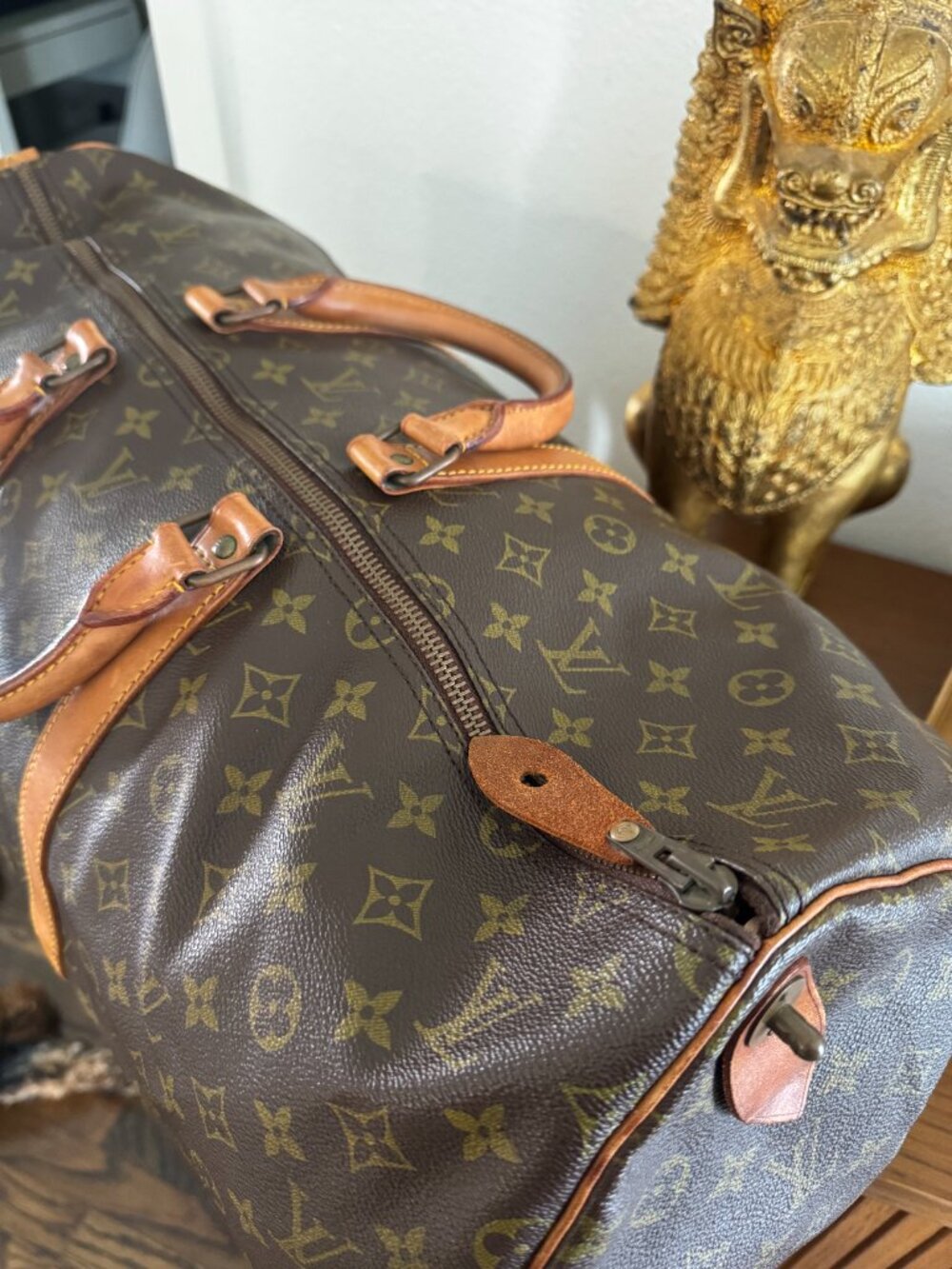 Louis Vuitton Monogram Keepall 50 Travel Duffel – Brown (c. 1978–1985) - Picture 6 of 14